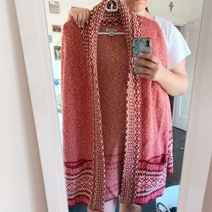 LUCKY BRAND Cozy Long Open-Front Cardigan
